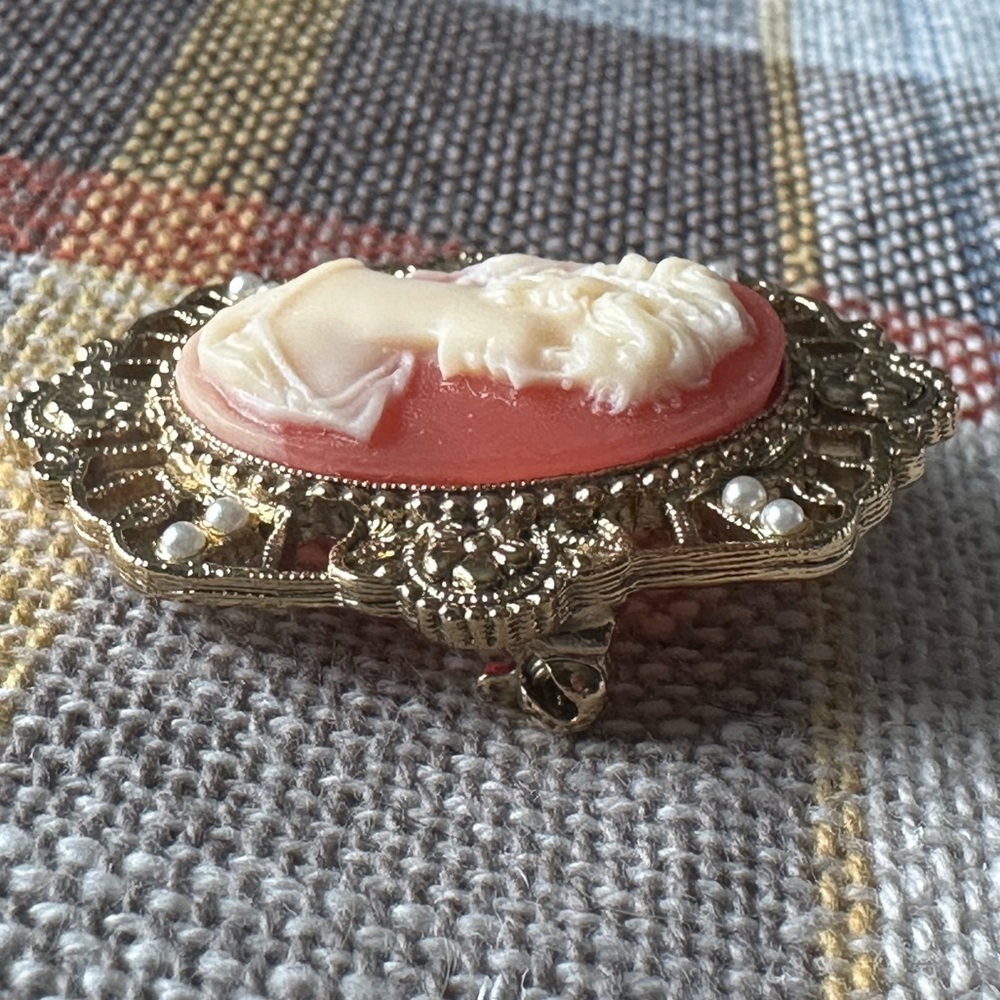 Cameo brooch vintage - Picture 5 of 6